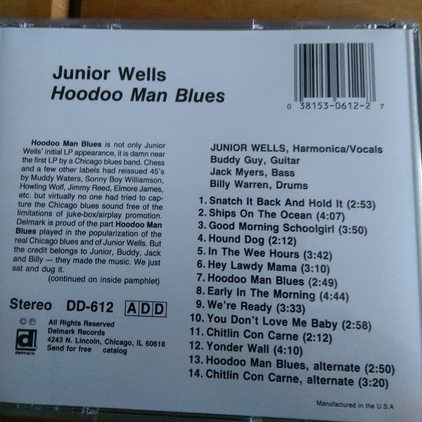 Junior Wells' Chicago Blues Band With Buddy Guy : Hoodoo Man Blues (CD, Album, RE)
