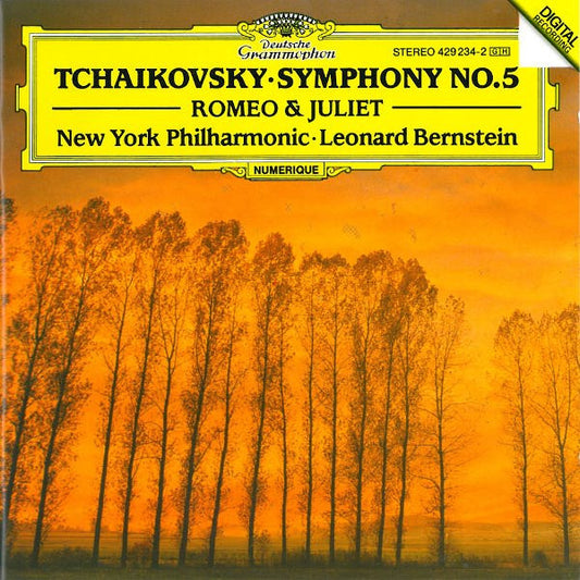 Pyotr Ilyich Tchaikovsky - Leonard Bernstein - New York Philharmonic : Symphony No. 5 - Romeo & Juliet (CD, Album)