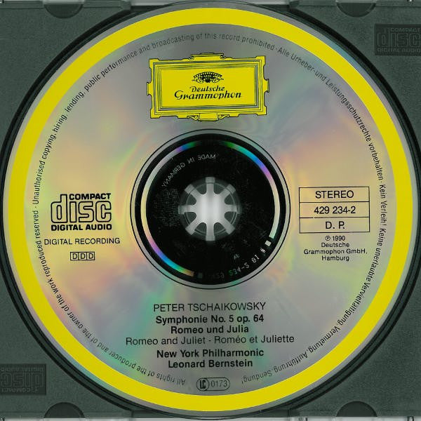 Pyotr Ilyich Tchaikovsky - Leonard Bernstein - New York Philharmonic : Symphony No. 5 - Romeo & Juliet (CD, Album)