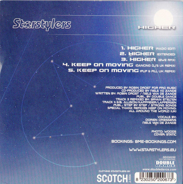 Starstylers : Higher (CD, Single)