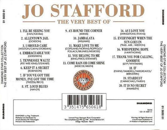 Jo Stafford : The Very Best Of (CD, Comp)