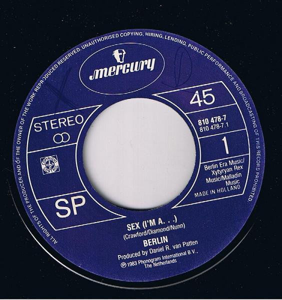 Berlin : Sex (I'm A...) (7", Single)