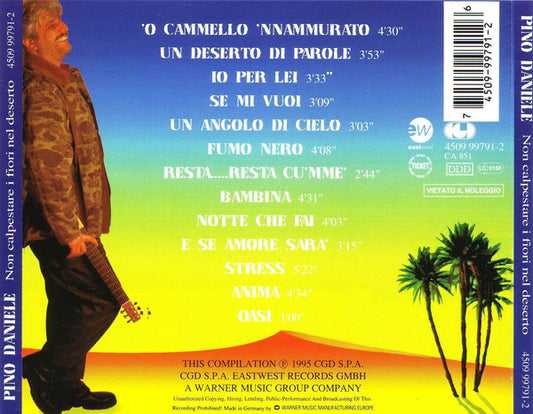 Pino Daniele : Non Calpestare I Fiori Nel Deserto (CD, Album)