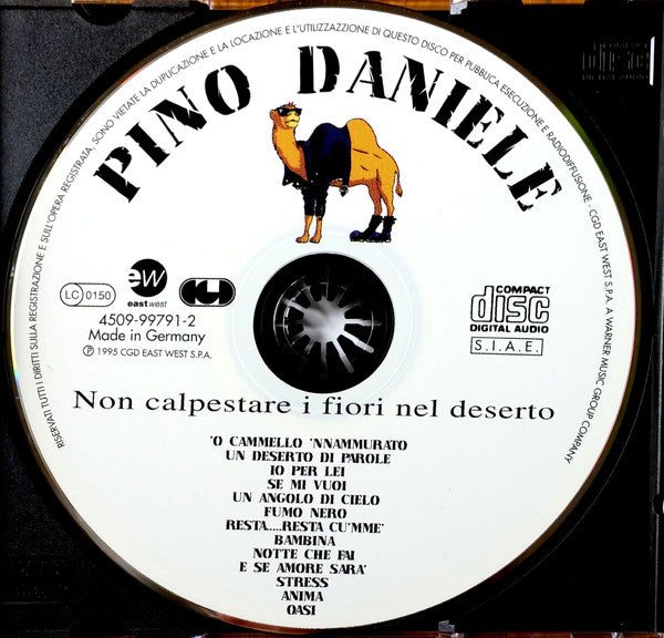 Pino Daniele : Non Calpestare I Fiori Nel Deserto (CD, Album)