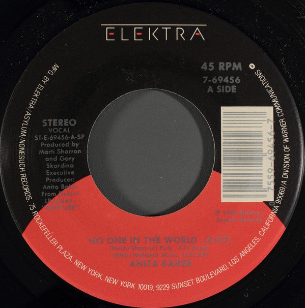 Anita Baker : No One In The World (7", Single, Spe)