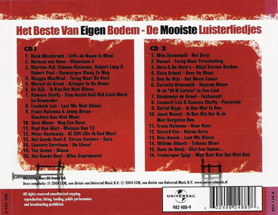 Various : Het Beste Van Eigen Bodem - De Mooiste Luisterliedjes (2xCD, Comp)