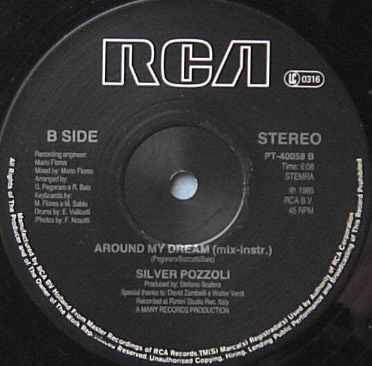 Silvio Pozzoli : Around My Dream (12")