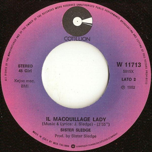 Sister Sledge : Super Bad Sisters (7")