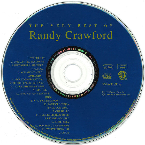 Randy Crawford : The Very Best Of Randy Crawford (CD, Comp)