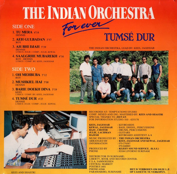 The Indian Orchestra : Tumsé Dur (LP, Album)