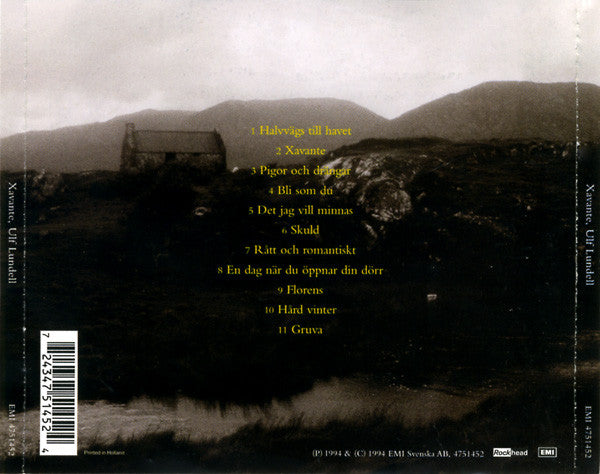Ulf Lundell : Xavante (CD, Album)