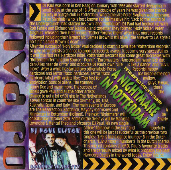 DJ Paul* : DJ Paul's Megamix (The Ultimate Happy Hardcore Mix) (CD, Mixed)