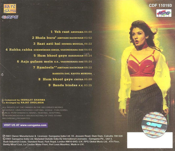 Anu Malik, Gulzar : Aks (The Reflection) (2xCD)