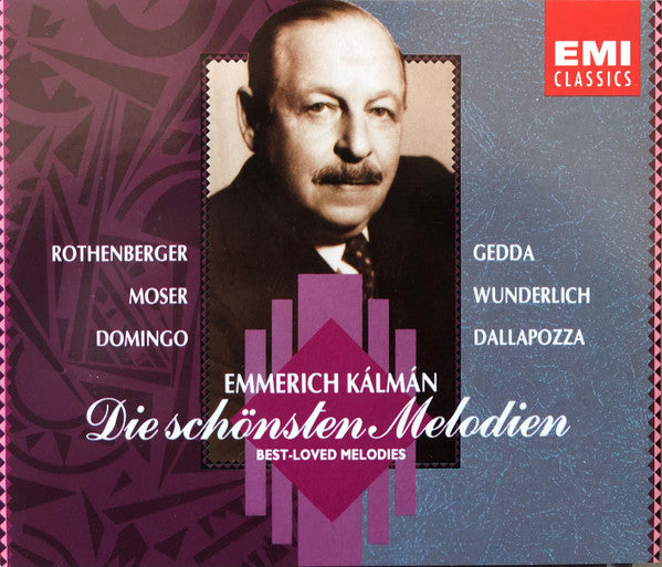 Emmerich Kálmán, Anneliese Rothenberger, Edda Moser, Placido Domingo, Nicolai Gedda, Fritz Wunderlich, Adolf Dallapozza : Die Schönsten Melodien - Best-loved Melodies (2xCD, Comp)