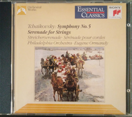 Pyotr Ilyich Tchaikovsky - Eugene Ormandy, The Philadelphia Orchestra : Symphony No. 5 • Serenade For Strings (CD, Comp)