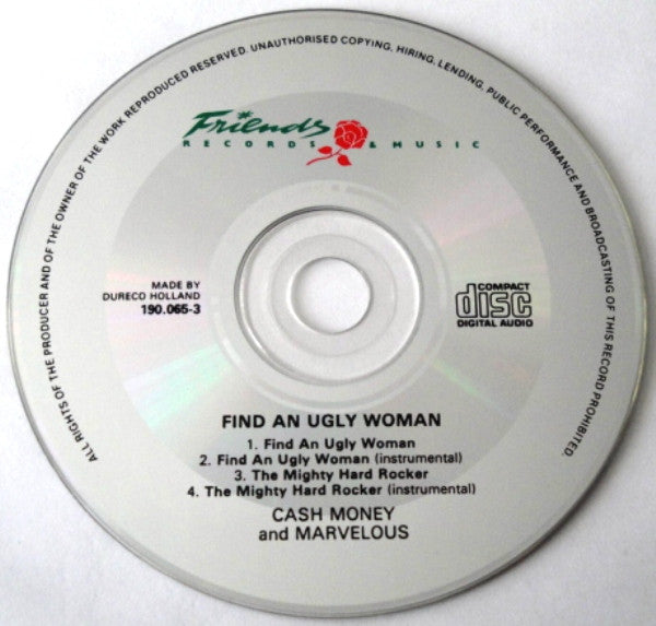Cash Money & Marvelous : Find An Ugly Woman / The Mighty Hard Rocker (CD, Single)