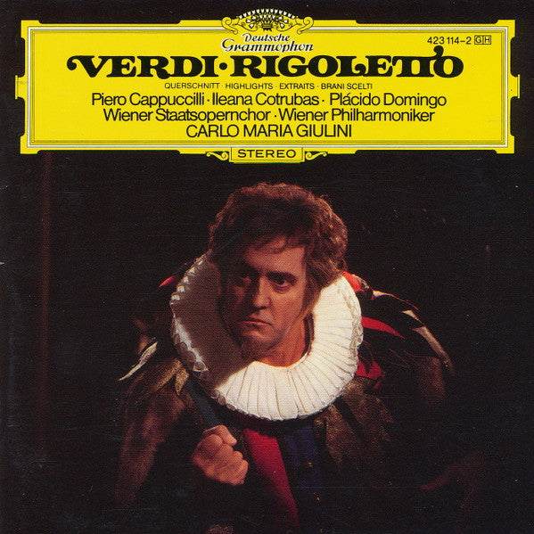 Giuseppe Verdi, Wiener Staatsopernchor, Wiener Philharmoniker, Carlo Maria Giulini : Rigoletto - Highlights (CD, Album, RE)