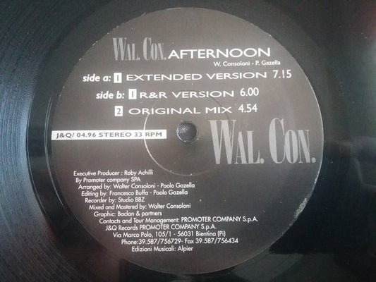 Wal.Con. : Afternoon (12")