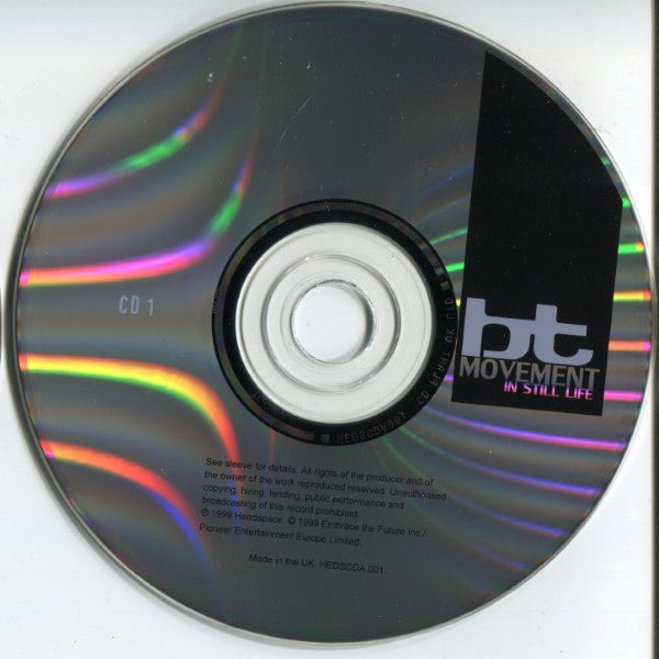 BT : Movement In Still Life (CD, Album, Mixed + CD, Comp + Ltd)