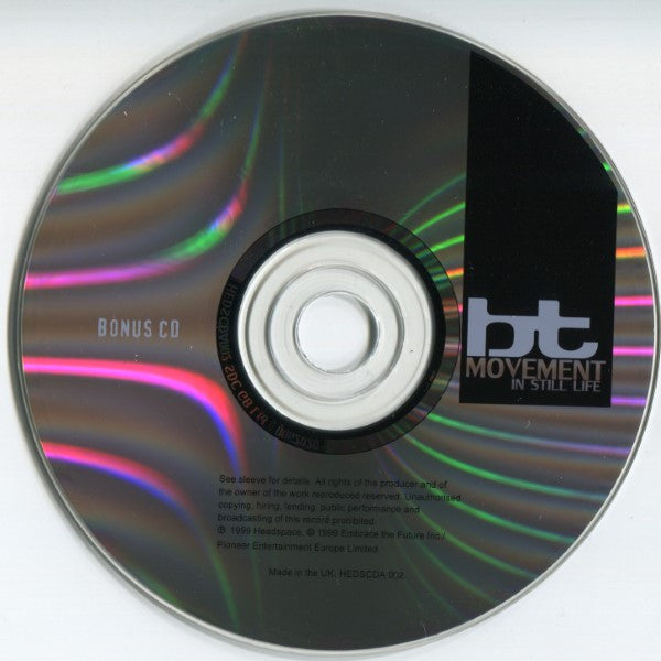 BT : Movement In Still Life (CD, Album, Mixed + CD, Comp + Ltd)