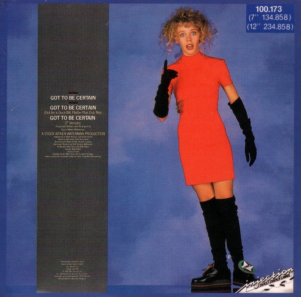 Kylie Minogue : Got To Be Certain (CD, Maxi)