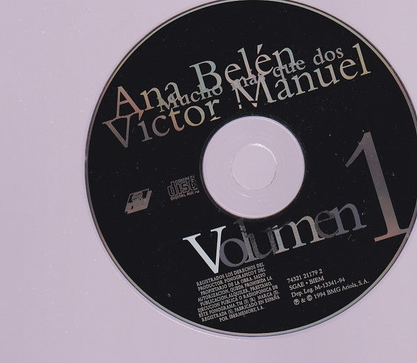 Ana Belén / Víctor Manuel : Mucho Más Que Dos (2xCD, Album)