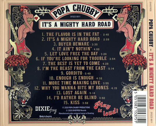 Popa Chubby : It's A Mighty Hard Road (CD, Album, Tri)