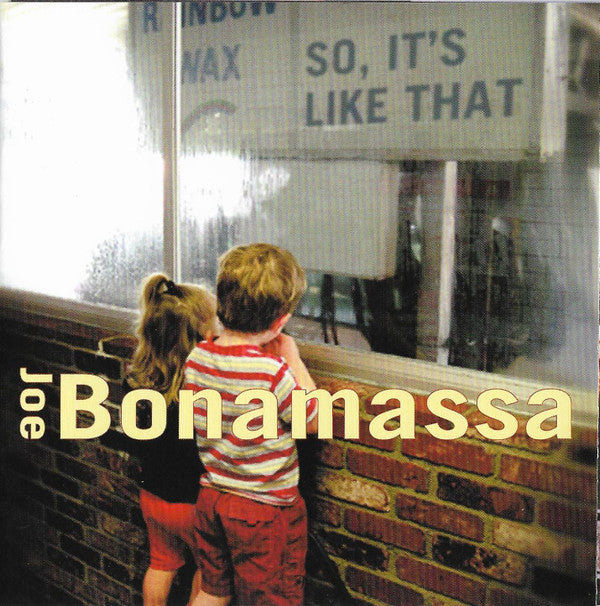 Joe Bonamassa : So, It's Like That (CD, Album, RE)