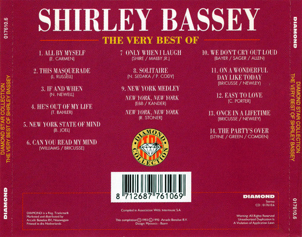 Shirley Bassey : The Very Best Of (CD, Comp)