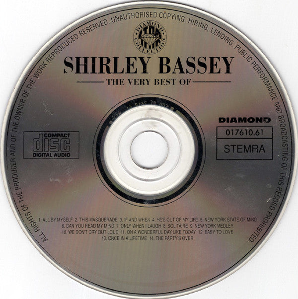 Shirley Bassey : The Very Best Of (CD, Comp)