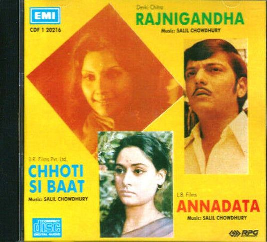 Salil Chowdhury : Rajnigandha / Chhoti Si Baat / Annadata (CD, Comp)
