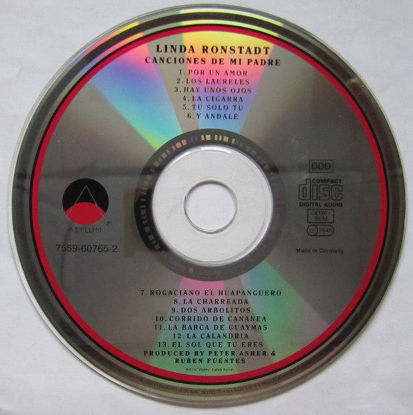 Linda Ronstadt : Canciones De Mi Padre (CD, Album, RE)