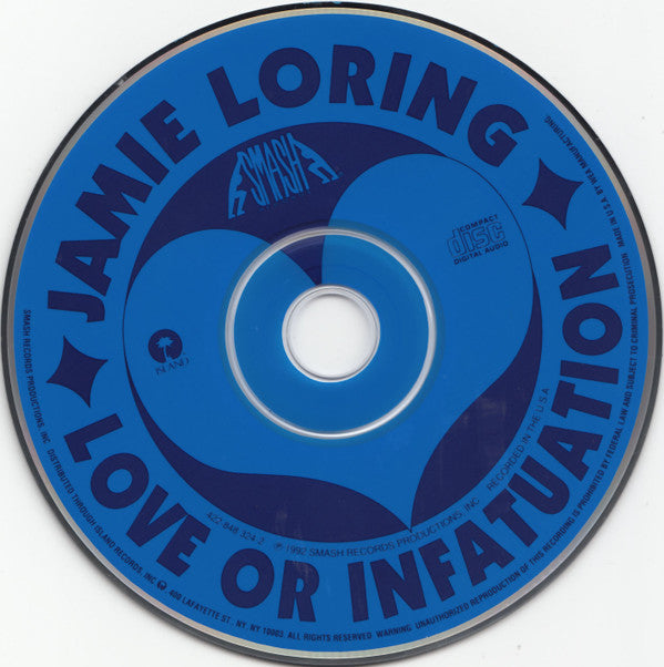 Jamie Loring : Love Or Infatuation (CD, Album)