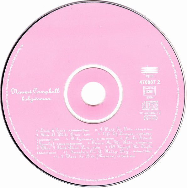 Naomi Campbell : Babywoman (CD, Album)