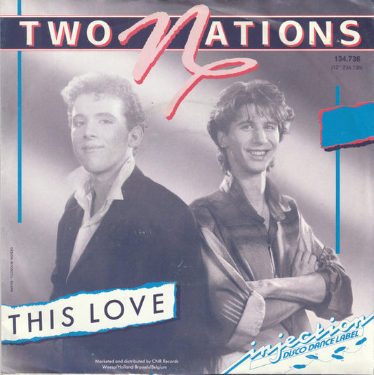 Two Nations : This Love (7", Single)