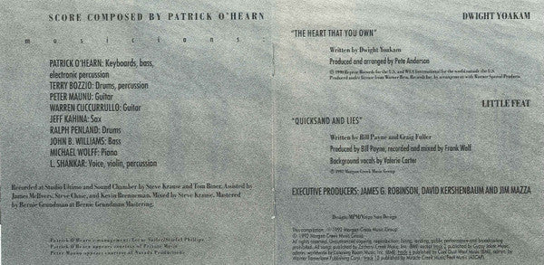 Patrick O'Hearn : White Sands (Original Motion Picture Soundtrack) (CD, Album)