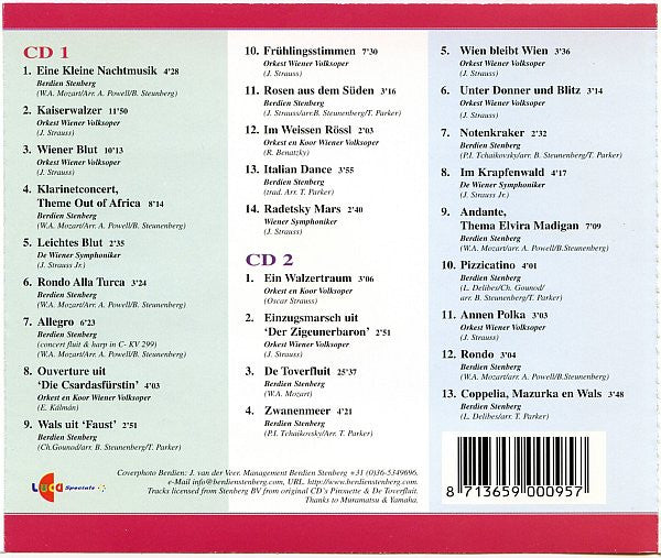 Berdien Stenberg : Romantik Aus Wien (2xCD, Comp)