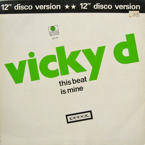 Vicky "D" : This Beat Is Mine (12" Disco Version) (12")
