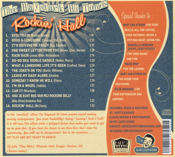 The Haystack Hi-Tones : Rockin' Hall (CD, Album)