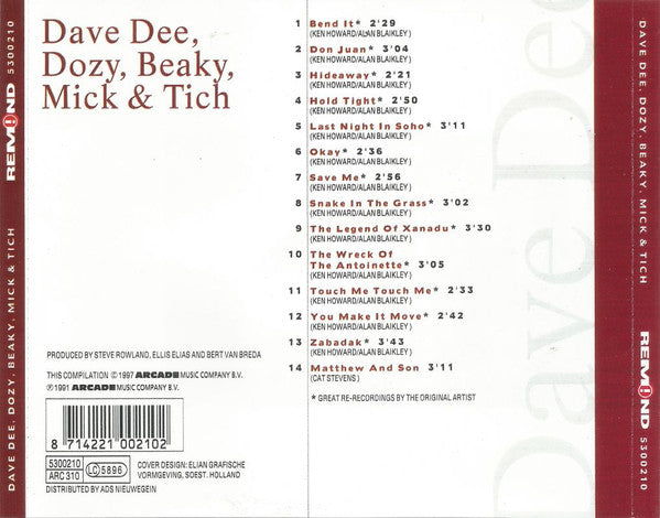 Dave Dee, Dozy, Beaky, Mick & Tich : Dave Dee, Dozy, Beaky, Mick & Tich (CD, Comp)