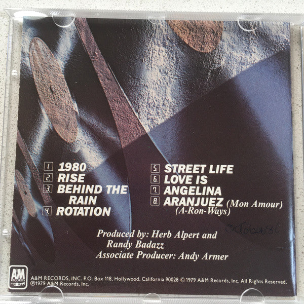 Herb Alpert : Rise (CD, Album, RE)