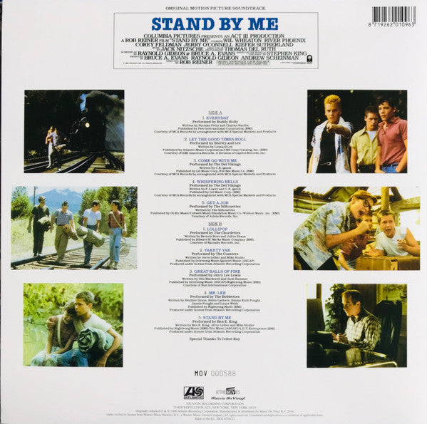 Various : Stand By Me (Original Motion Picture Soundtrack) (LP, Dlx, Ltd, Num, RE, RP, Blu)