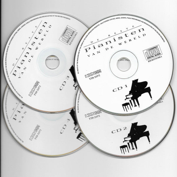 Various : De Beste Pianisten Van De Wereld (4xCD + Box)