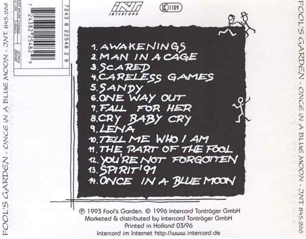 Fool's Garden : Once In A Blue Moon (CD, Album, RE)