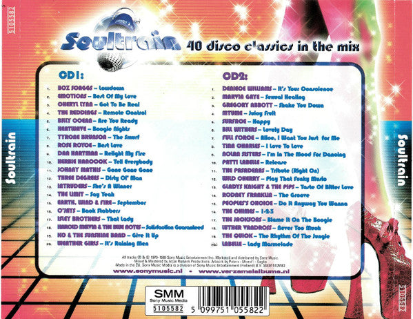 Various : Soultrain 40 Disco Classics In The Mix (2xCD, Comp, Mixed)