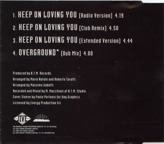 Clockwork (7) Featuring Jimmy Mc Foy : Keep On Loving You (CD, Maxi)