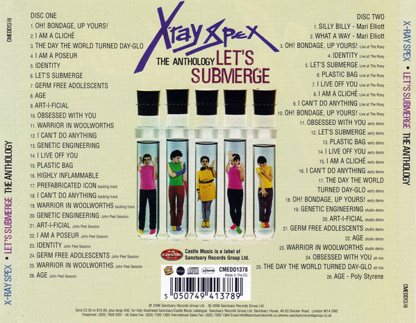 X-Ray Spex : Let's Submerge (The Anthology) (2xCD, Comp)