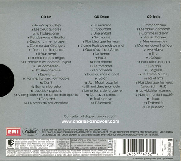 Charles Aznavour : Platinum Collection (3xCD, Comp, Copy Prot.)