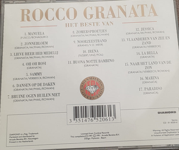 Rocco Granata : The Very Best Of (CD, Comp)