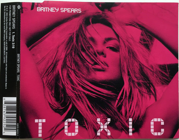 Britney Spears : Toxic (CD, Single, Promo)